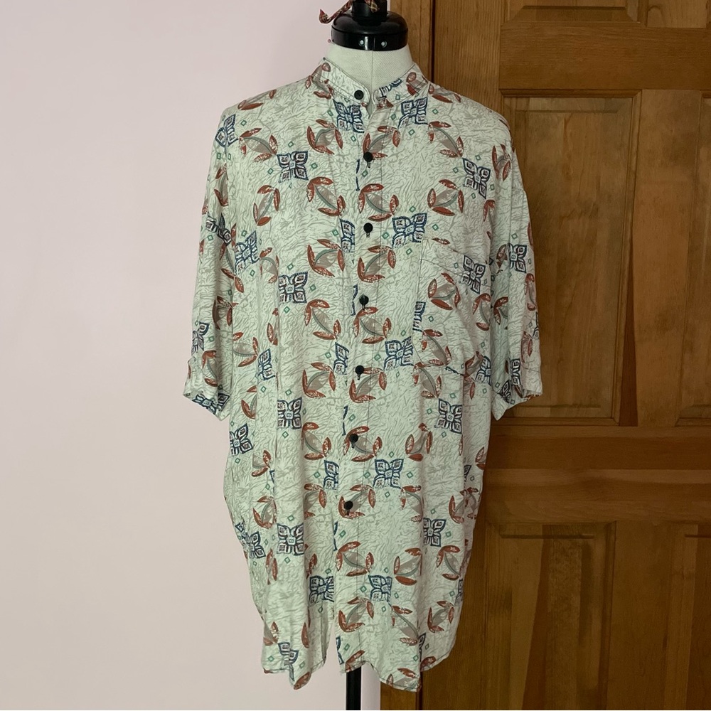 Vintage Ringo Sport Hawaiian Shirt Short Sleeve Button Front